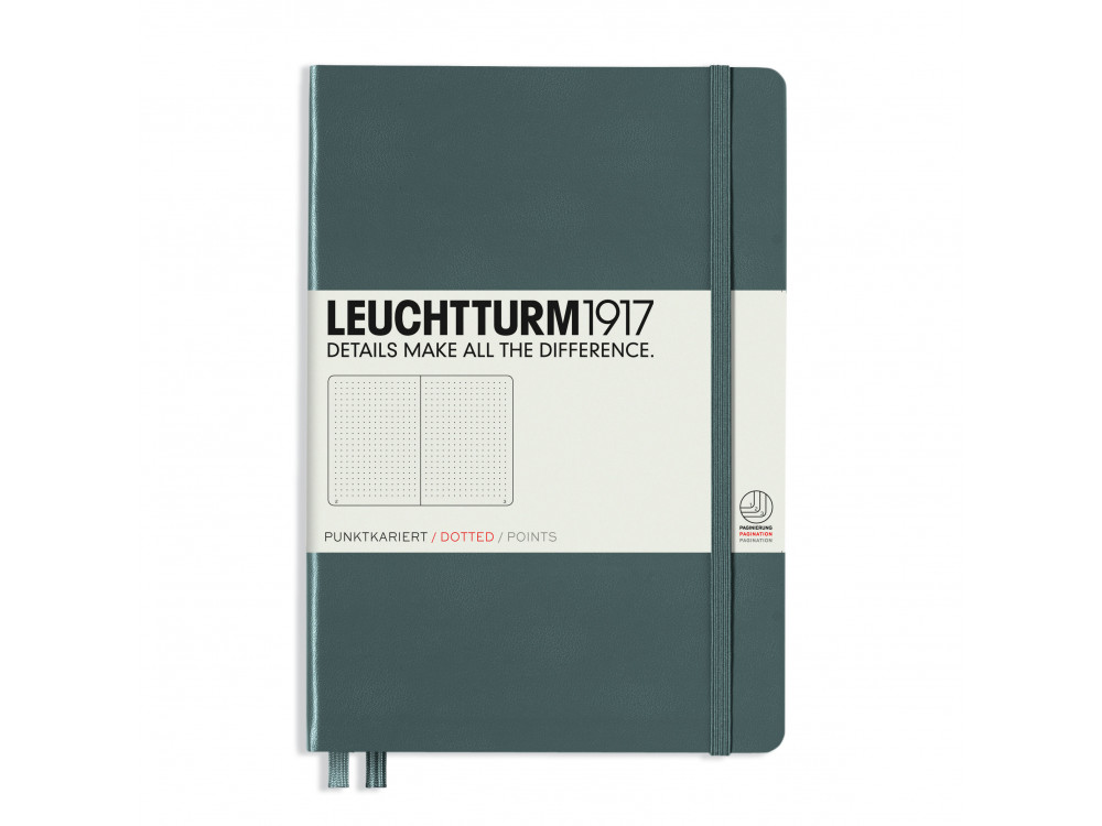 Notebook - Leuchtturm1917 - dotted, anthracite, hard cover, A5